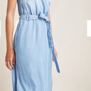 Cloth & Stone Light Blue Midi Dress